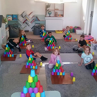 Budowanie w przedszkolu w Rumii